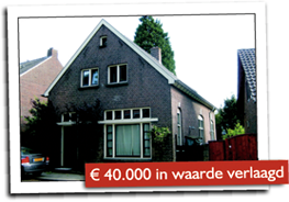 40.000 euro in waarde verlaagd